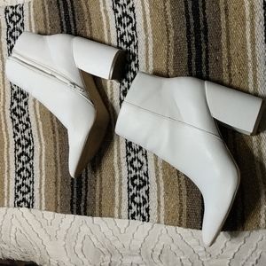Madden Girl White Booties